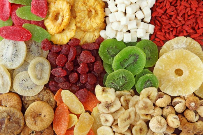 deshidratados frutas