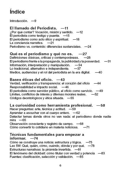 La vocación de contar: inicios del periodismo con conciencia (Libro PDF Descargable)